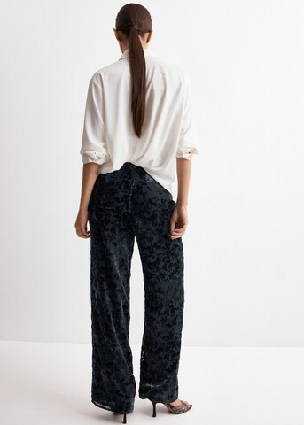 MANGO Wide leg Pants 'Salva-a' in Blue