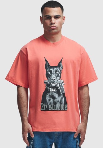T-Shirt 'Doberman' 2Y Studios en rouge : devant