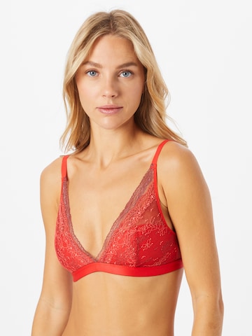 PASSIONATA Triangle Bra 'NEELA' in Red: front