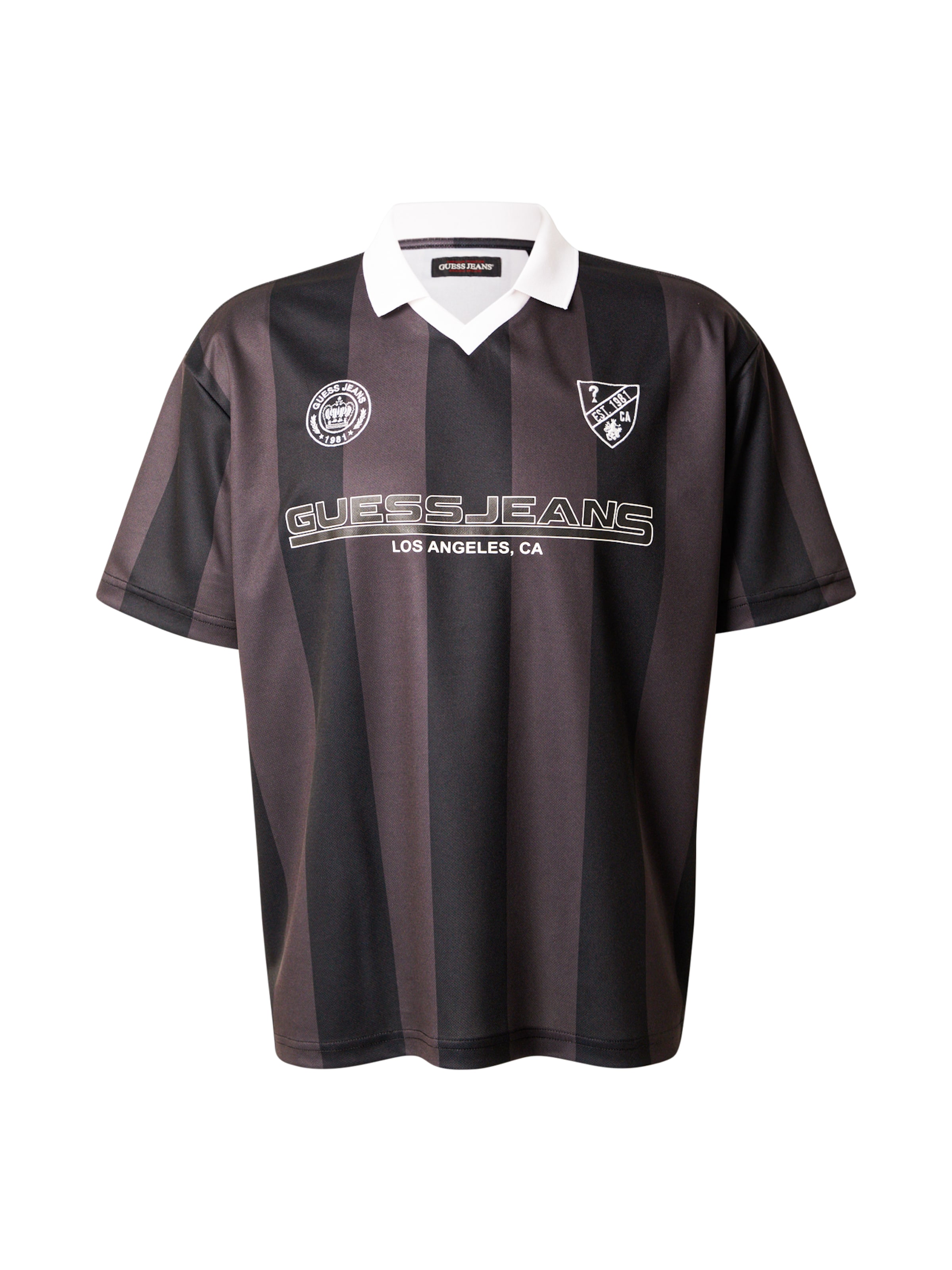 GUESS JEANS T-shirt i svart: framsida