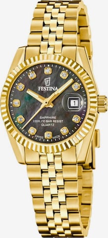 FESTINA Analogové hodinky 'Date watch Classics Swiss Made' – černá: přední strana