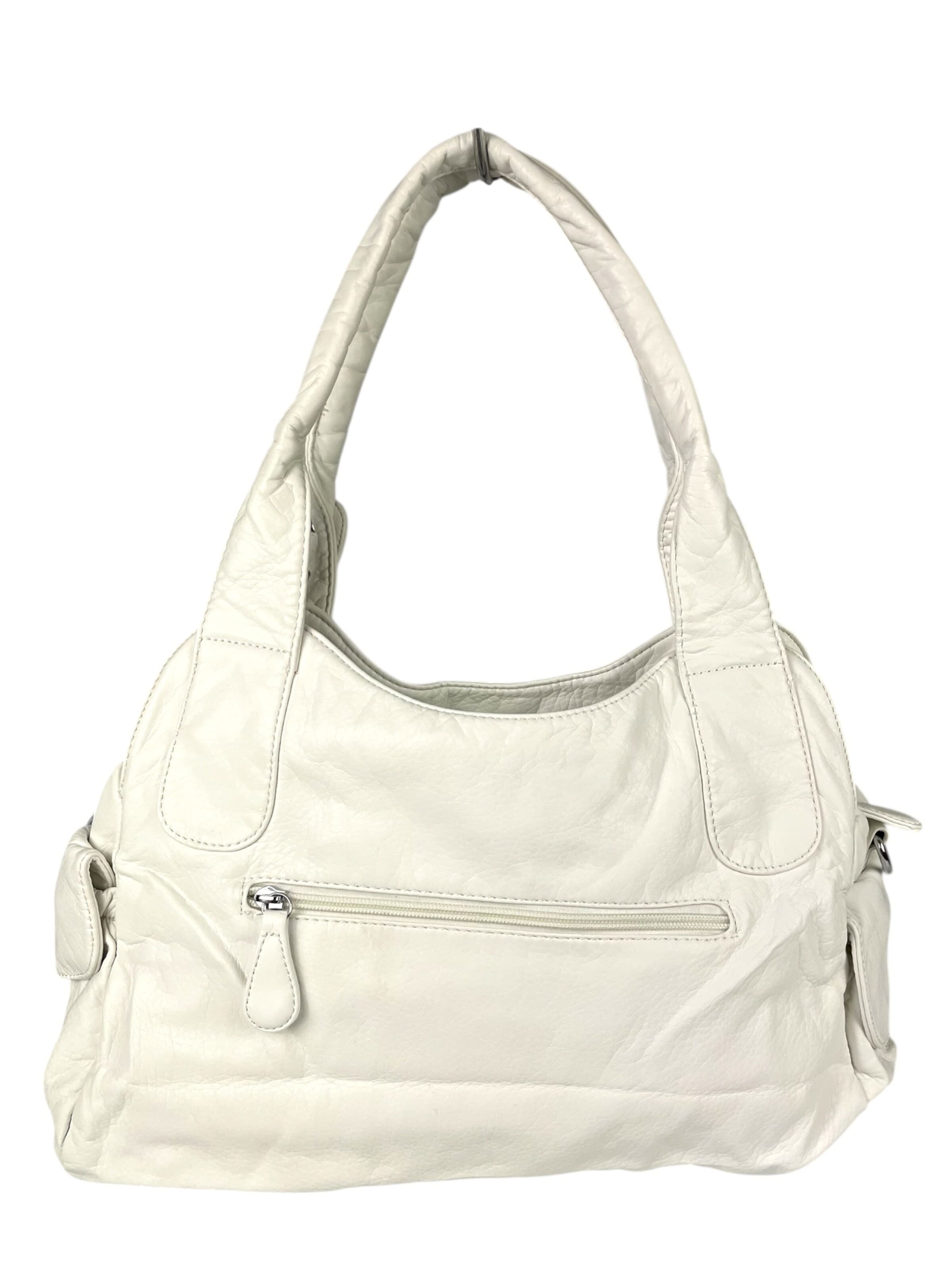 Kumixi Axelremsväska 'Schultertasche' i vit