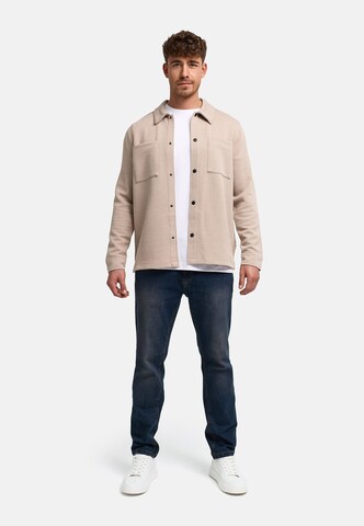Coupe regular Chemise 'Rhomon' INDICODE JEANS en beige
