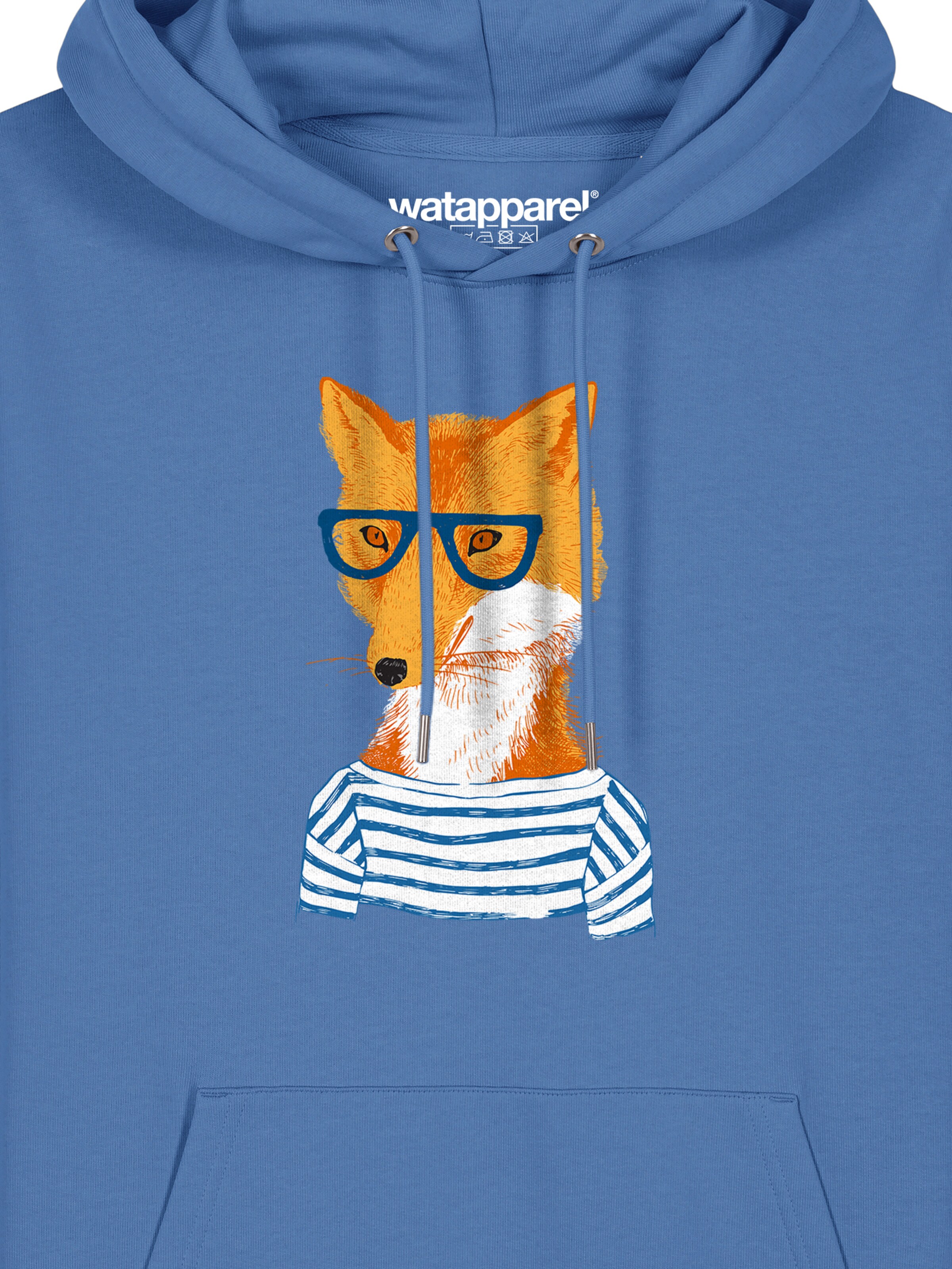 Sweat-shirt ' Fuchs ' Watapparel en bleu