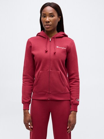 Champion Authentic Athletic Apparel Sweat jacket in Red: front