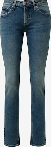 Coupe slim Jean 'Catie' QS en bleu : devant