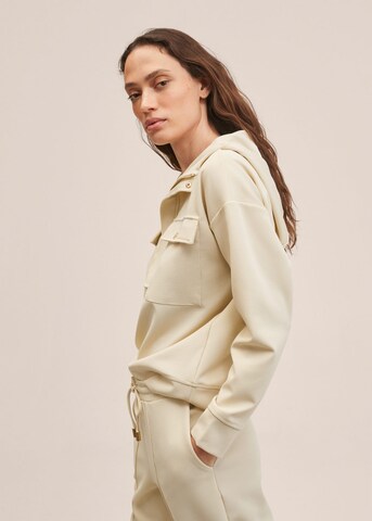 MANGO Sweatshirt 'Florida' in Beige