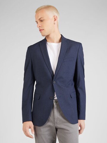 s.Oliver - Ajuste estrecho Chaqueta saco en azul: frente