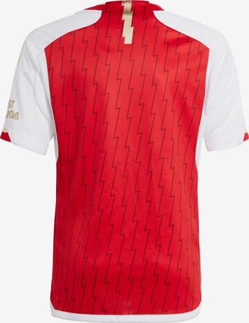 T-Shirt fonctionnel 'Arsenal 23/24 Home' ADIDAS PERFORMANCE en rouge