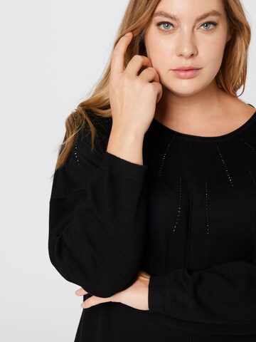 Zizzi Sweater 'OLYMPIA' in Black