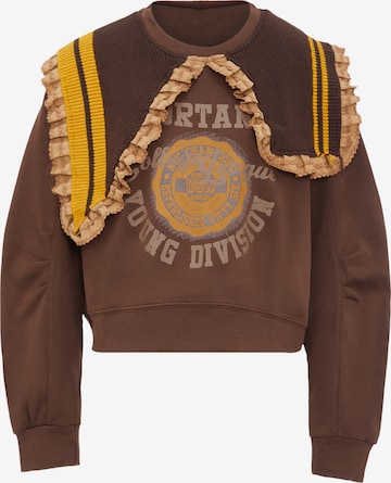 HOMEBASE Sweatshirt in Bruin: voorkant