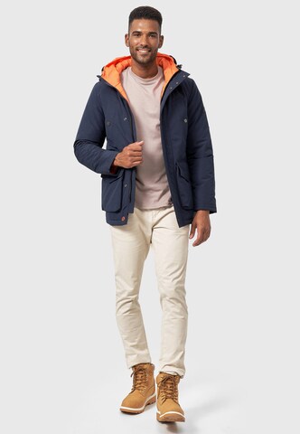 INDICODE JEANS Winter Parka in Blue
