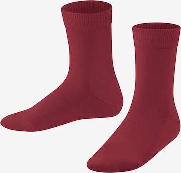 FALKE Socks 'Family' in Red: front