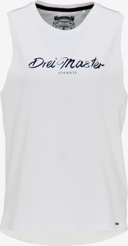 DreiMaster Vintage Top in Weiß: predná strana