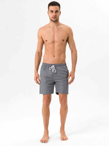 Daniel Hills Klassische Badehose – Badeshorts in Grau