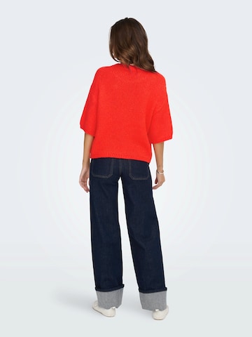Pull-over 'JDYLINEA' JDY en orange