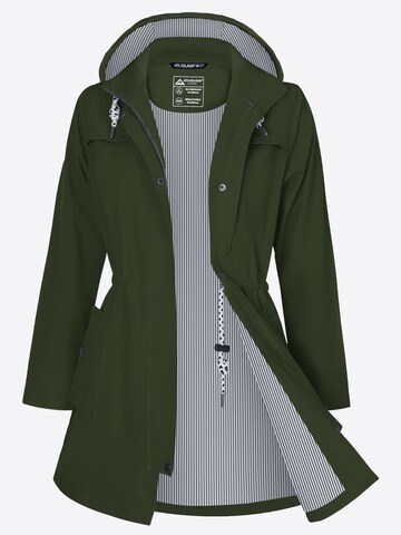ATLASLAVA Outdoormantel 'ATLASLAVA Damen Regenjacke Lang'‌‌‌‌ in Grün