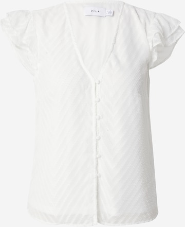 Camicia da donna 'MICHELLE' di VILA in bianco: frontale