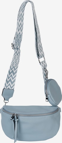 styleBREAKER Crossbody bag '2-Teiliges Set Halbmond Crossbody Bag' in Blue: front