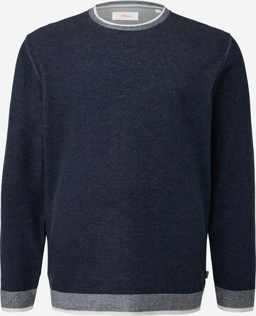 Pull-over s.Oliver en bleu : devant