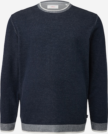 Pull-over s.Oliver en bleu : devant