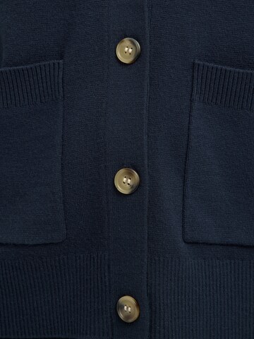 SELECTED Cardigan 'SLFKAMMA' i blå