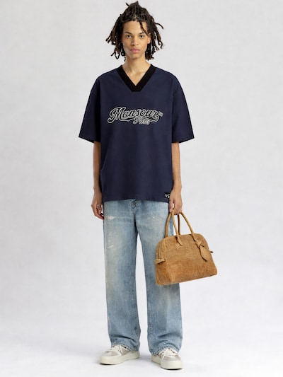 Mansour Camiseta 'Baseball Navy' en navy, Vista del producto