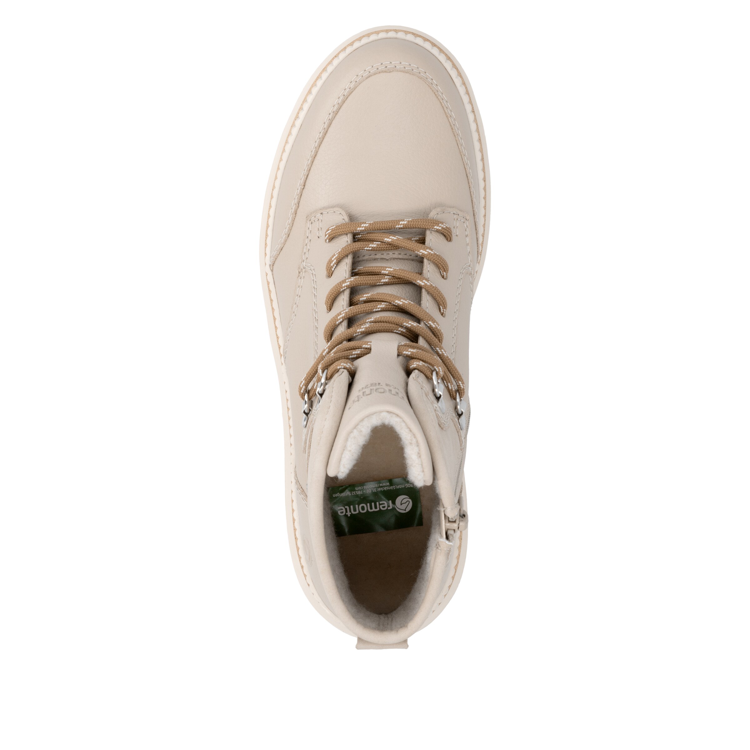 REMONTE Schnürstiefelette in Beige
