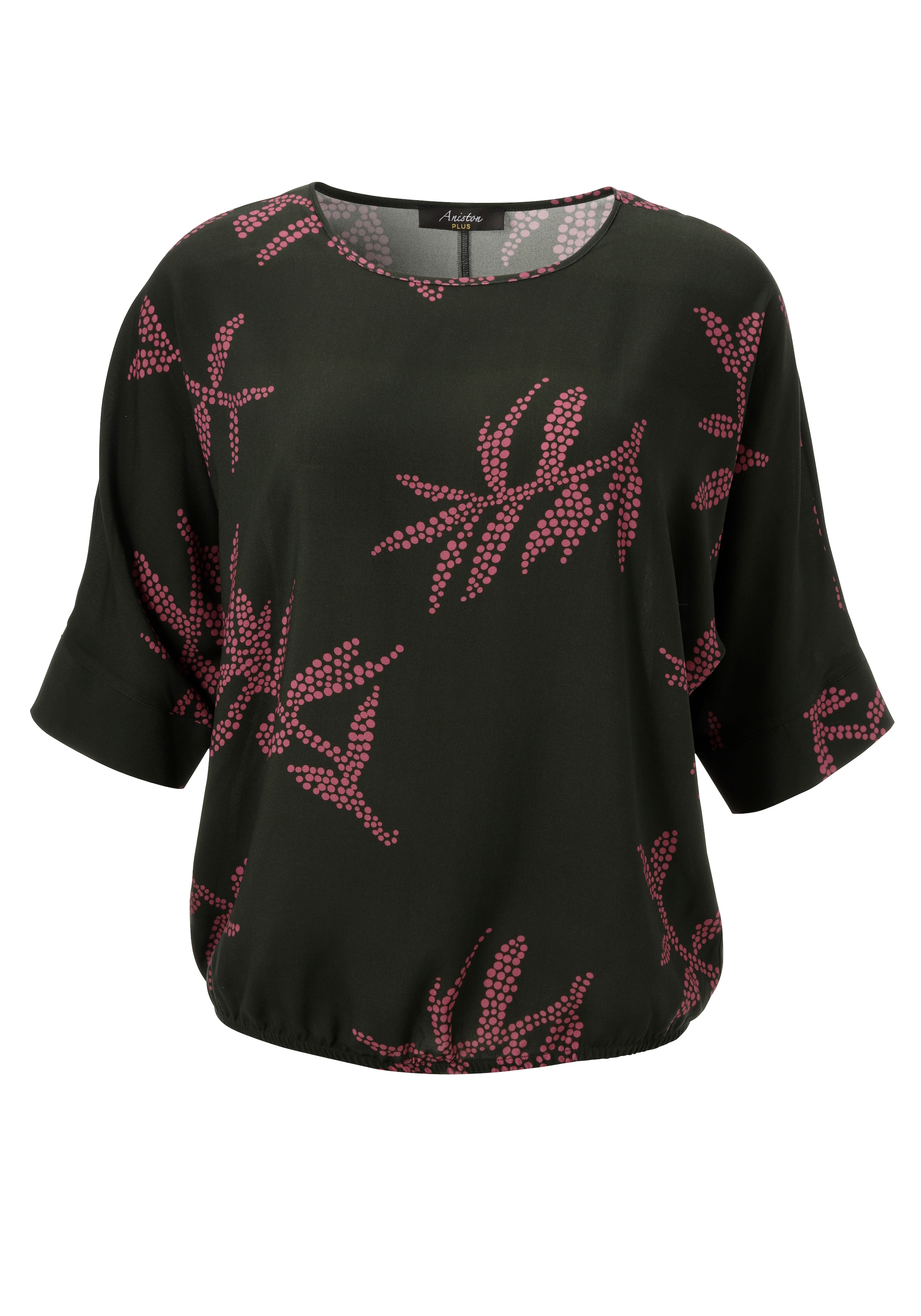 Aniston Bluse in Schwarz: Vorderseite