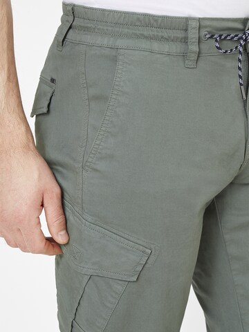 PADDOCKS Tapered Cargohose in Grün