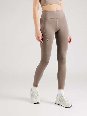 Skinny Pantaloni sportivi di On in grigio: frontale