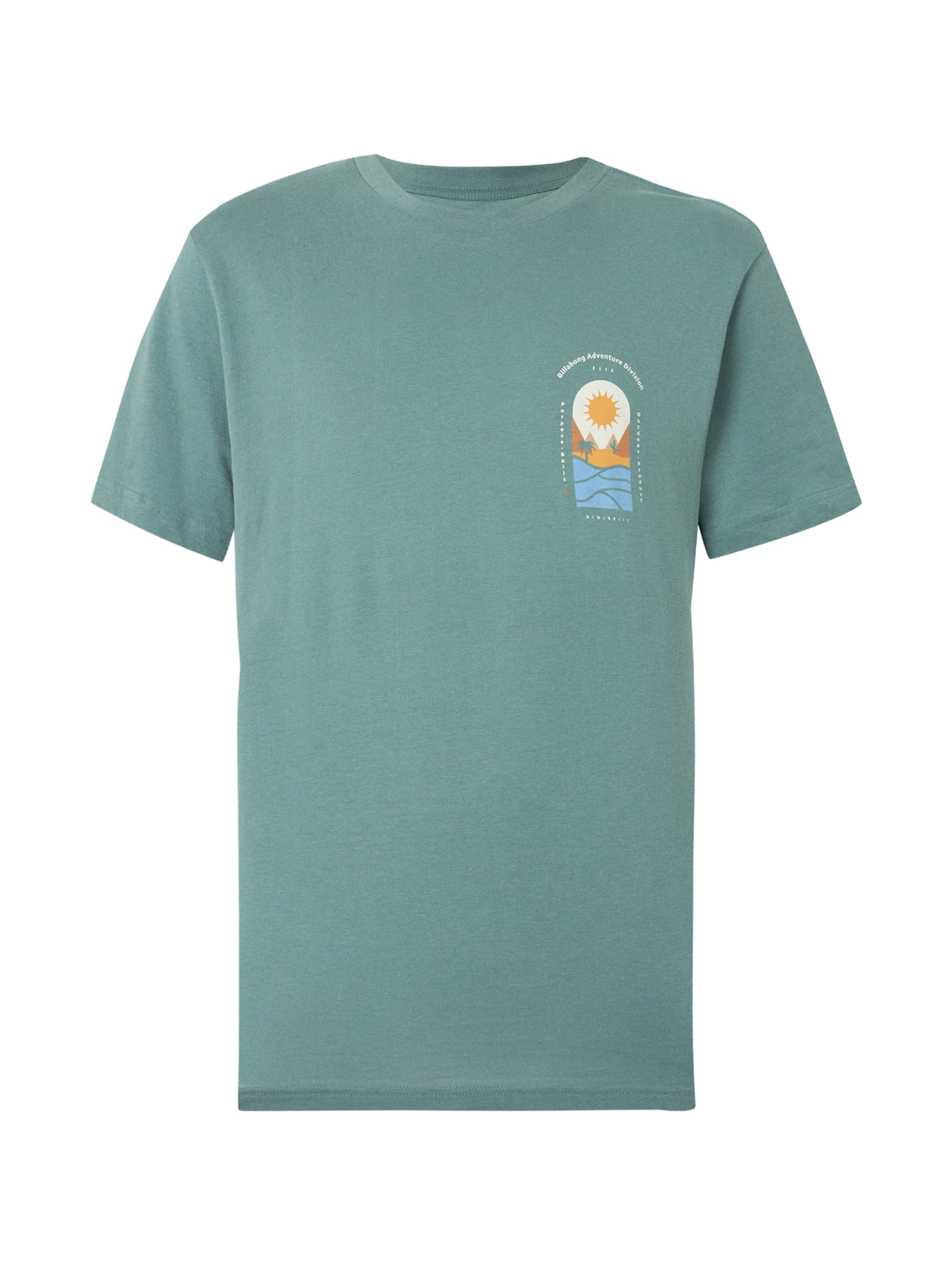 BILLABONG Póló 'SUN DOWN ADIV' - zöld: elől