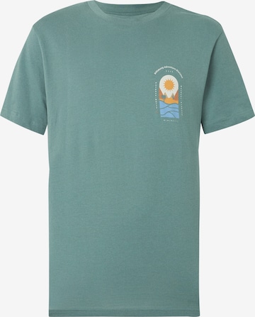 BILLABONG Футболка 'SUN DOWN ADIV' в Зеленый: спереди