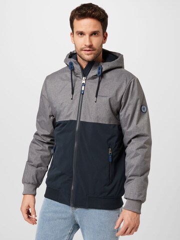 Ragwear Between-season jacket 'ROENN' in Blue: front
