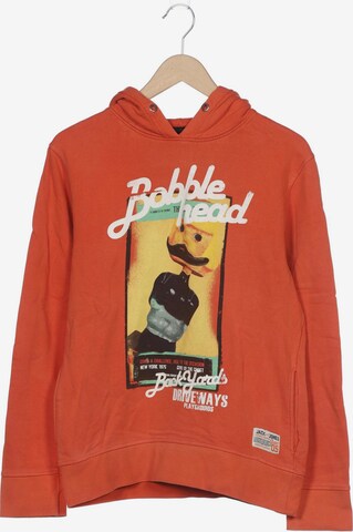 JACK & JONES Sweatshirt & Zip-Up Hoodie in M in Orange: front
