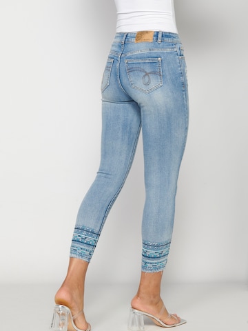 KOROSHI Skinny Jeans in Blau