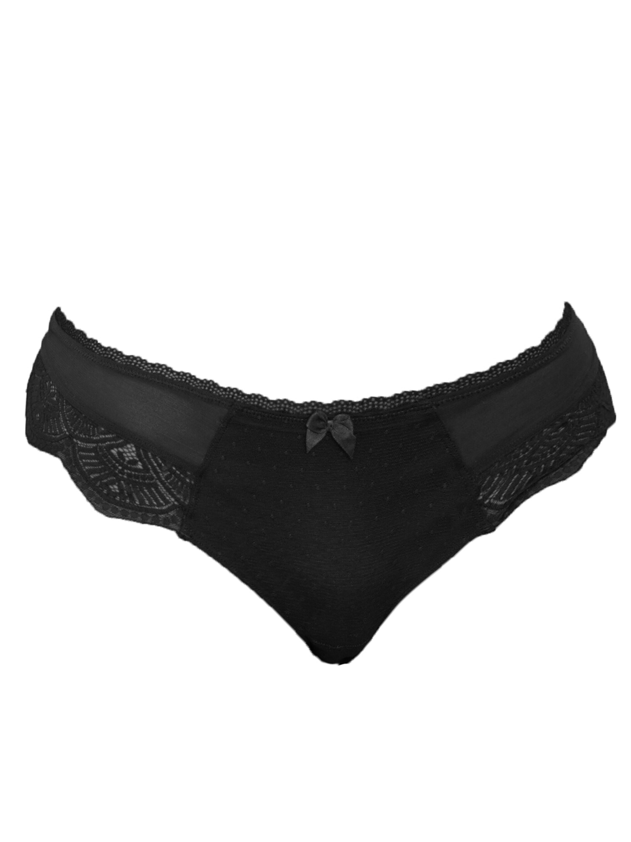 SugarShape String 'Clara' in Schwarz: Vorderseite