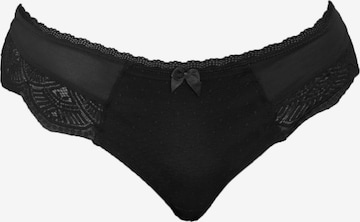 SugarShape Thong 'Clara' in Black: front