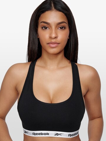 Reebok Bustier Sport-BH 'Frankie' in Schwarz: predná strana