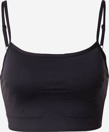 Moonchild Yoga Wear Bustier BH 'Lunar Luxe' in Schwarz: predná strana