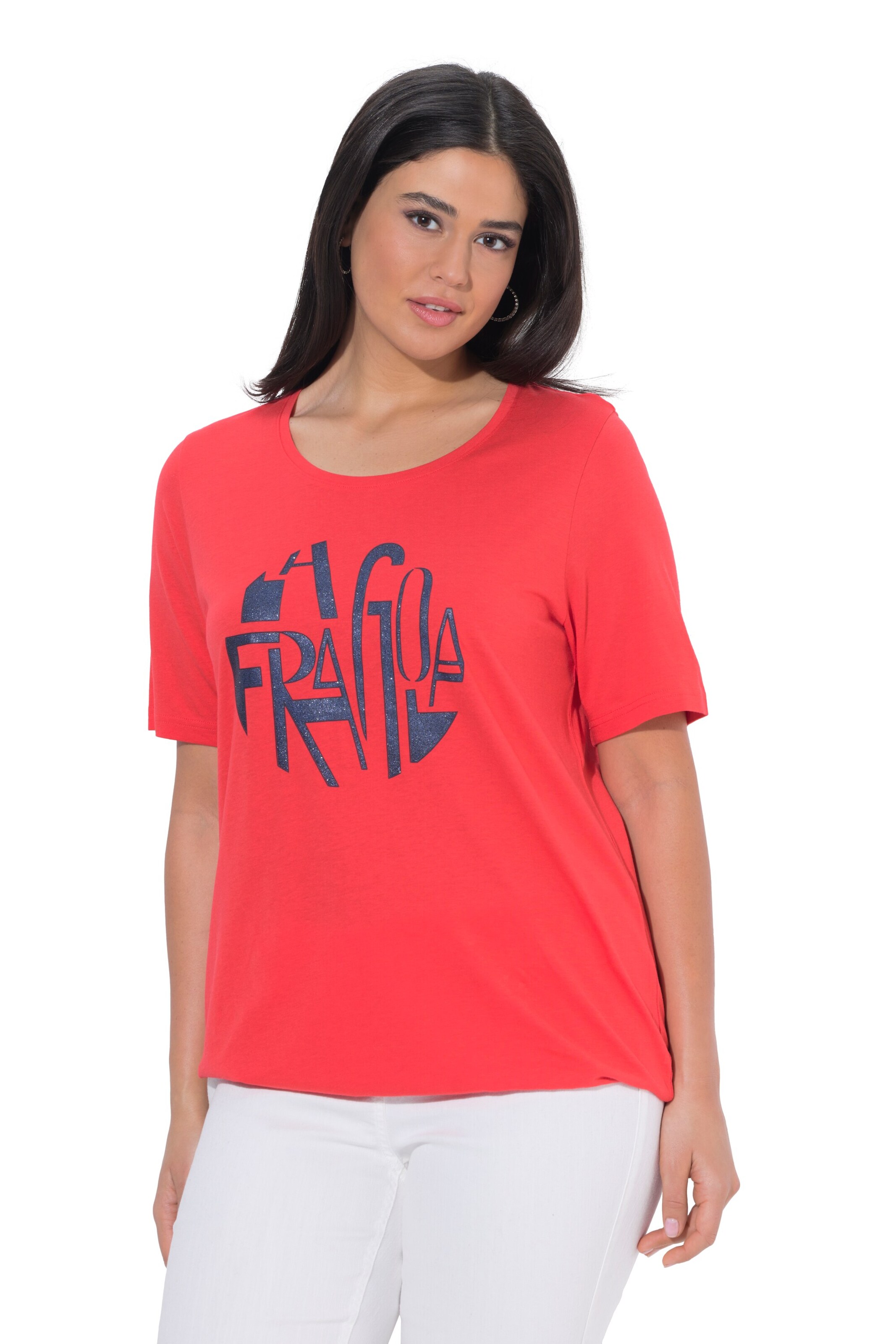 Ulla Popken Shirt in Rot: Vorderseite