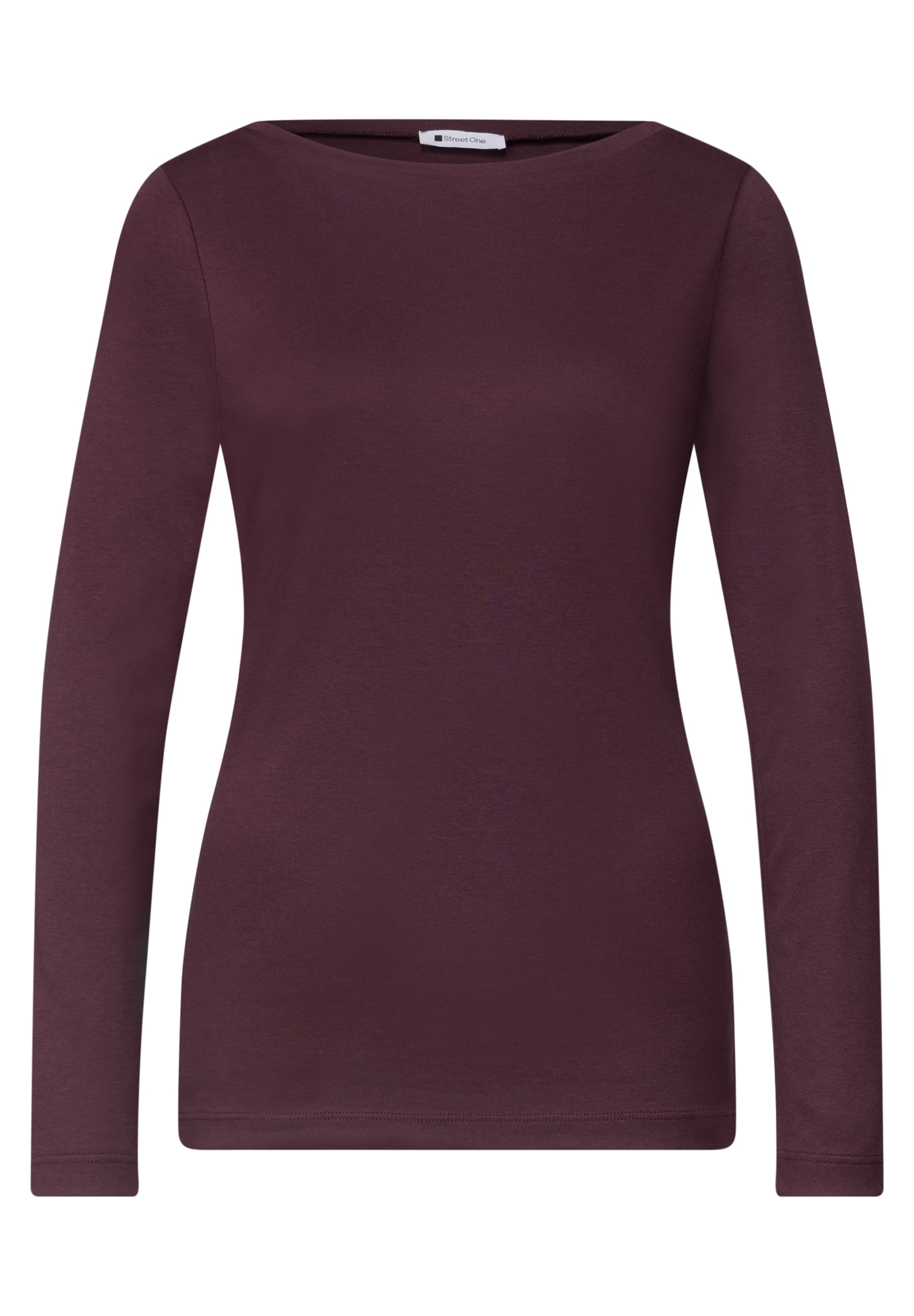 STREET ONE Shirt in XS in Burgundy, Item view