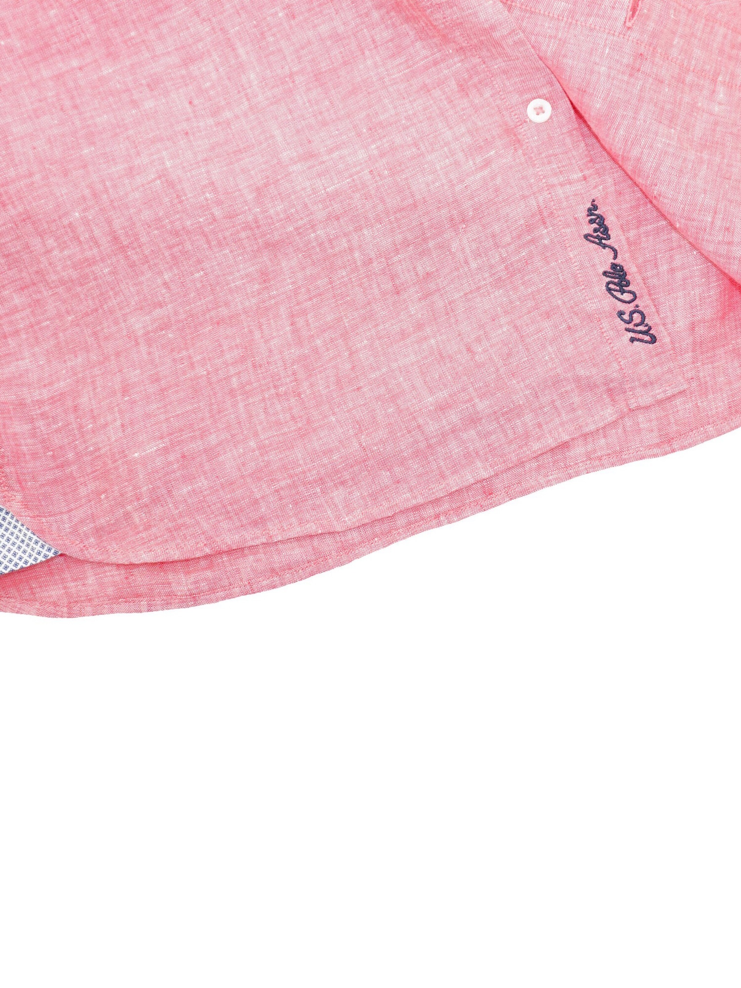 Coupe regular Chemise U.S. POLO ASSN. en rose