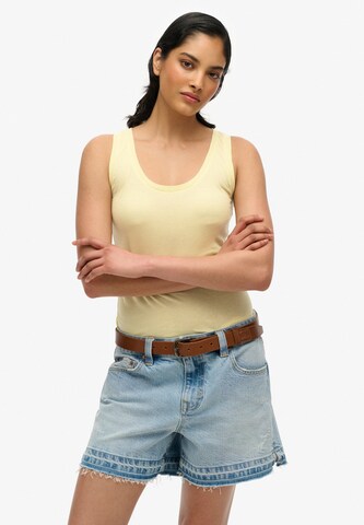 Haut Superdry en beige : devant