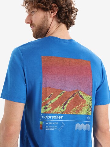 ICEBREAKER Functioneel shirt 'Tech Lite II Alpine Zone' in Blauw