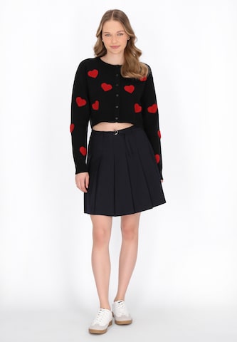 MYMO Knit cardigan in Black