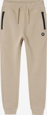 NAME IT Tapered Trousers 'Vimo' in Beige: front