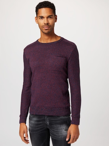 Pull-over TOM TAILOR en rouge : devant