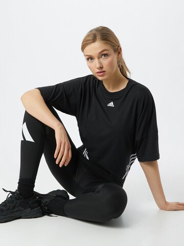 T-shirt fonctionnel ADIDAS SPORTSWEAR en noir