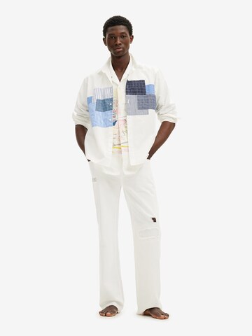 Desigual Regular fit Button Up Shirt in White